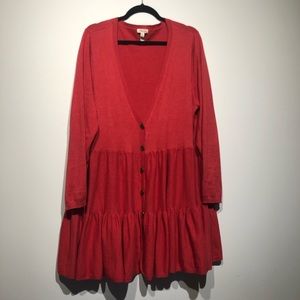 Matilda Jane Love Me Tender Red Sweater Size XXL